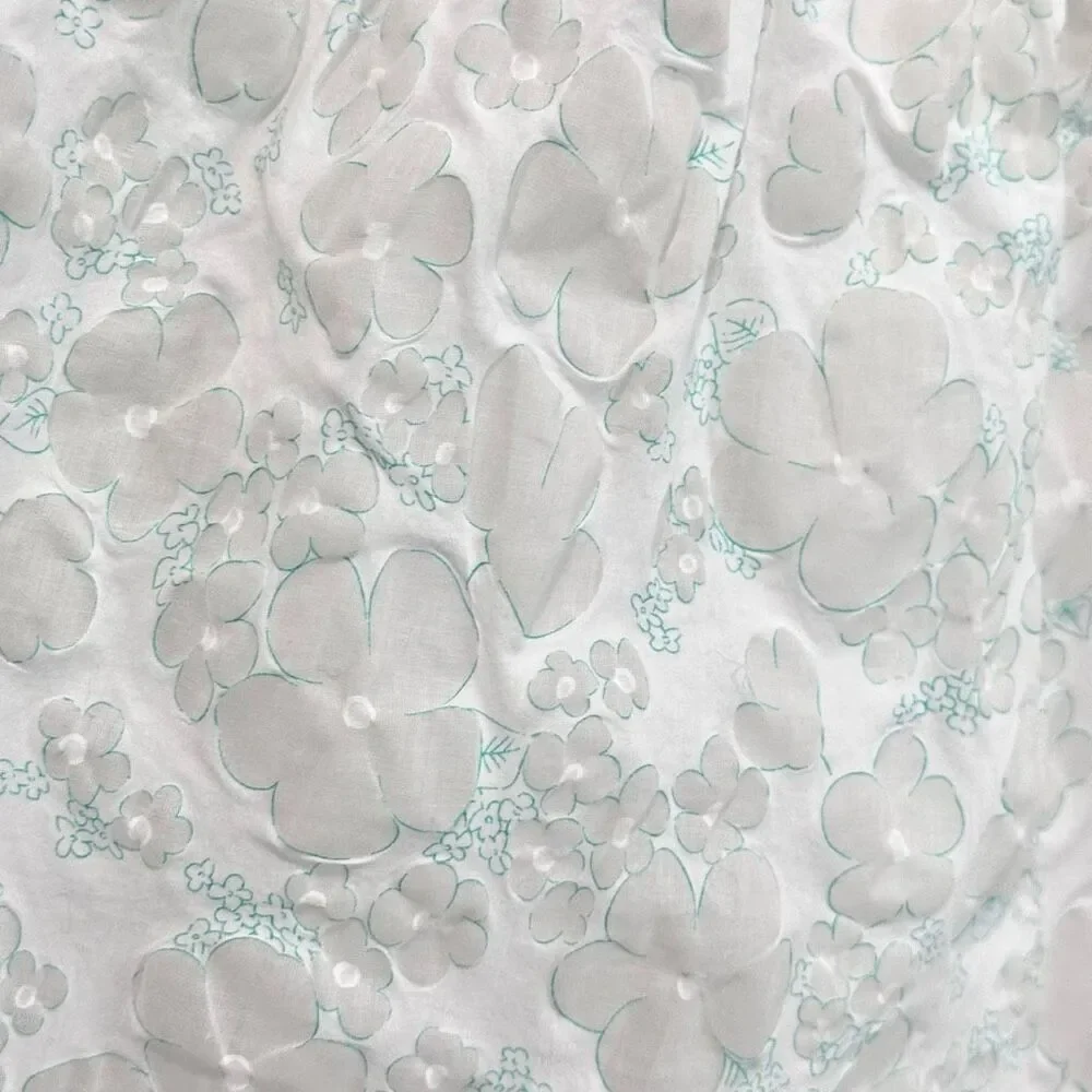 Amanda Uprichard Newman Minj Dress Puff Sleeve Size S Cottage Fairy Preppy